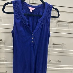 Lilly Pulitzer Small Essie Dress Blue